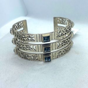 NWT Brighton silver tone cuff bracelet